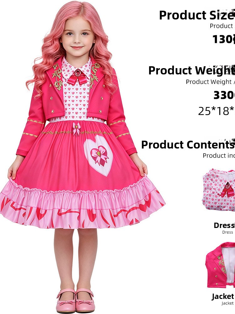 Ethnic Fashion Online - New Pink Gown Cosplay Performance Costume