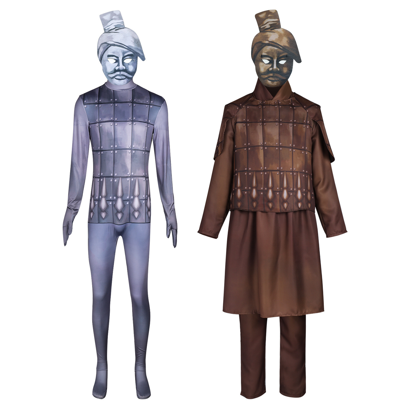 Halloween Terracotta Warrior C - Ethnic Fashion Dress 评论和价格