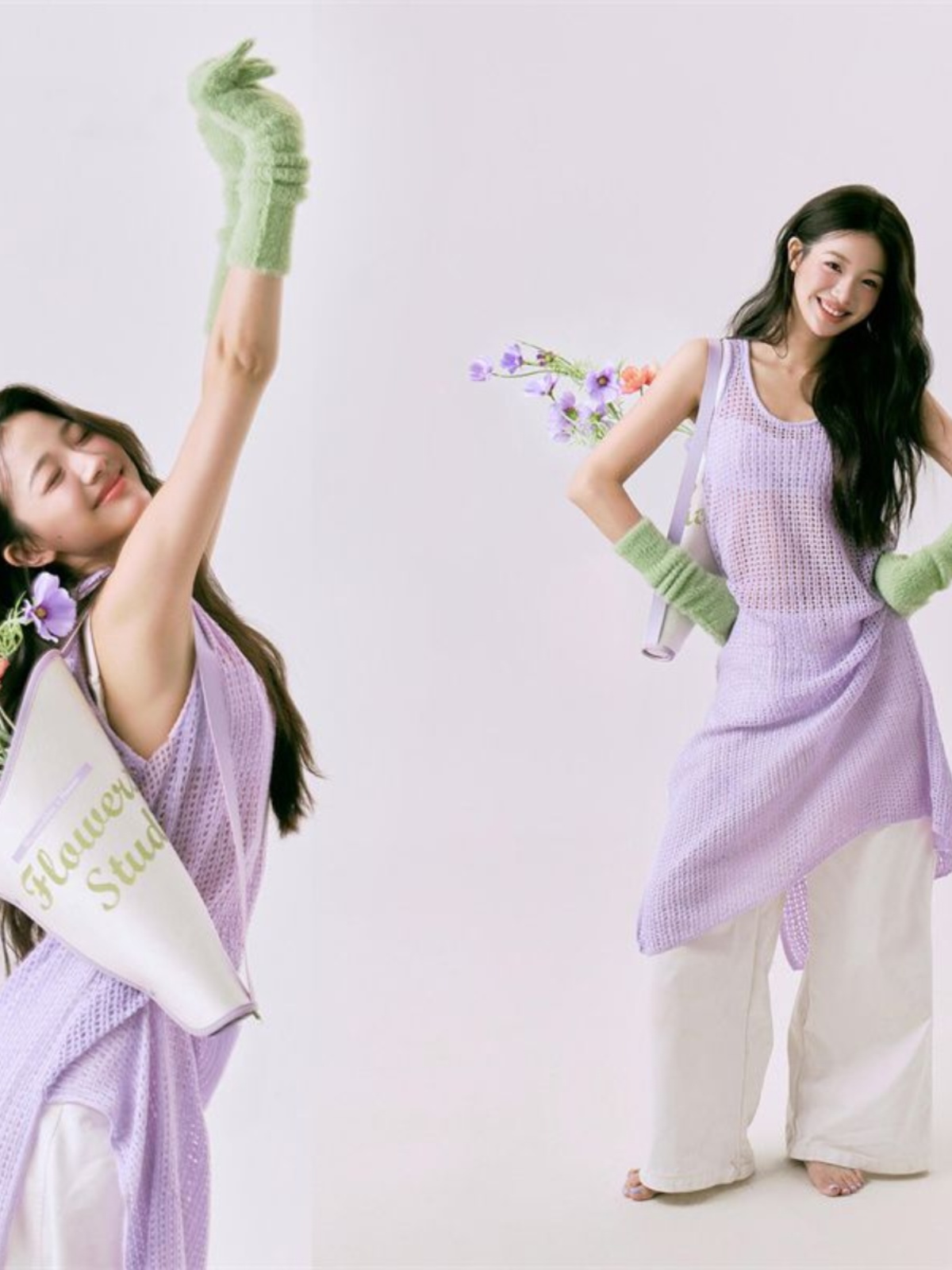Romantic Spring  Flower Print  - Ethnic Fashion Photography 评论和价格