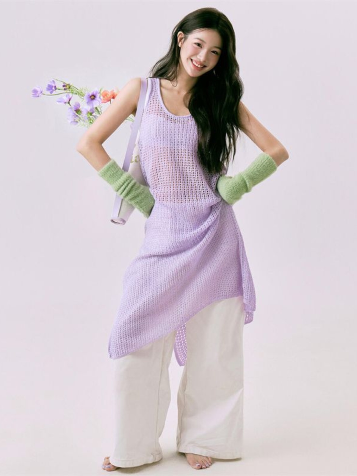 Romantic Spring  Flower Print  - Ethnic Fashion Photography 评论和价格