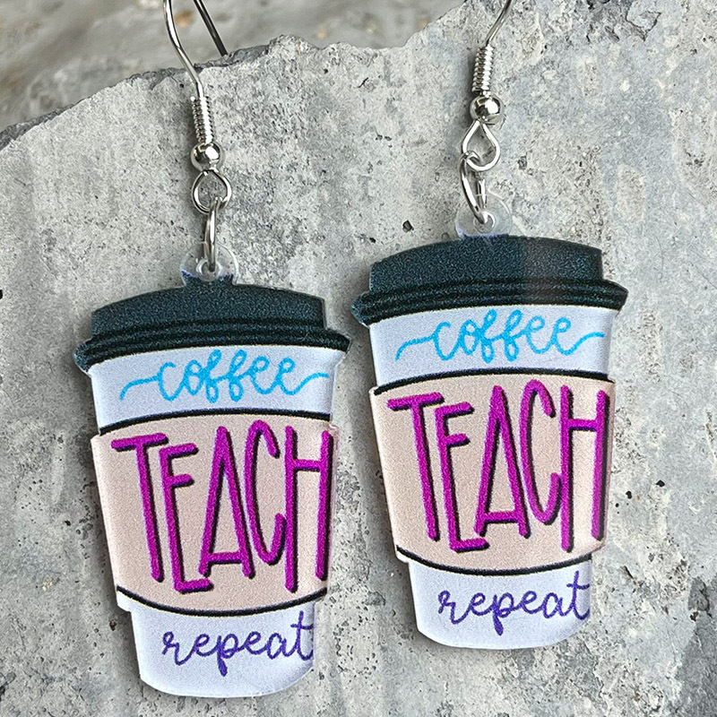 Teachers' Day Earrings Student - Ethnic Fashion Book 评论和价格