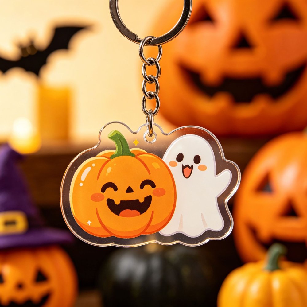 Halloween Haunted House Acryli - Ethnic Fashion House 评论和价格