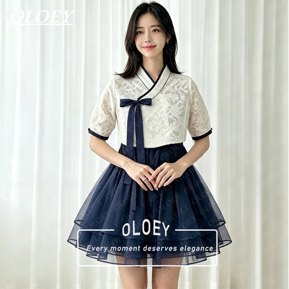 OLOEY Modern Black Short Conce - Hanbok Modern Set 评论和价格