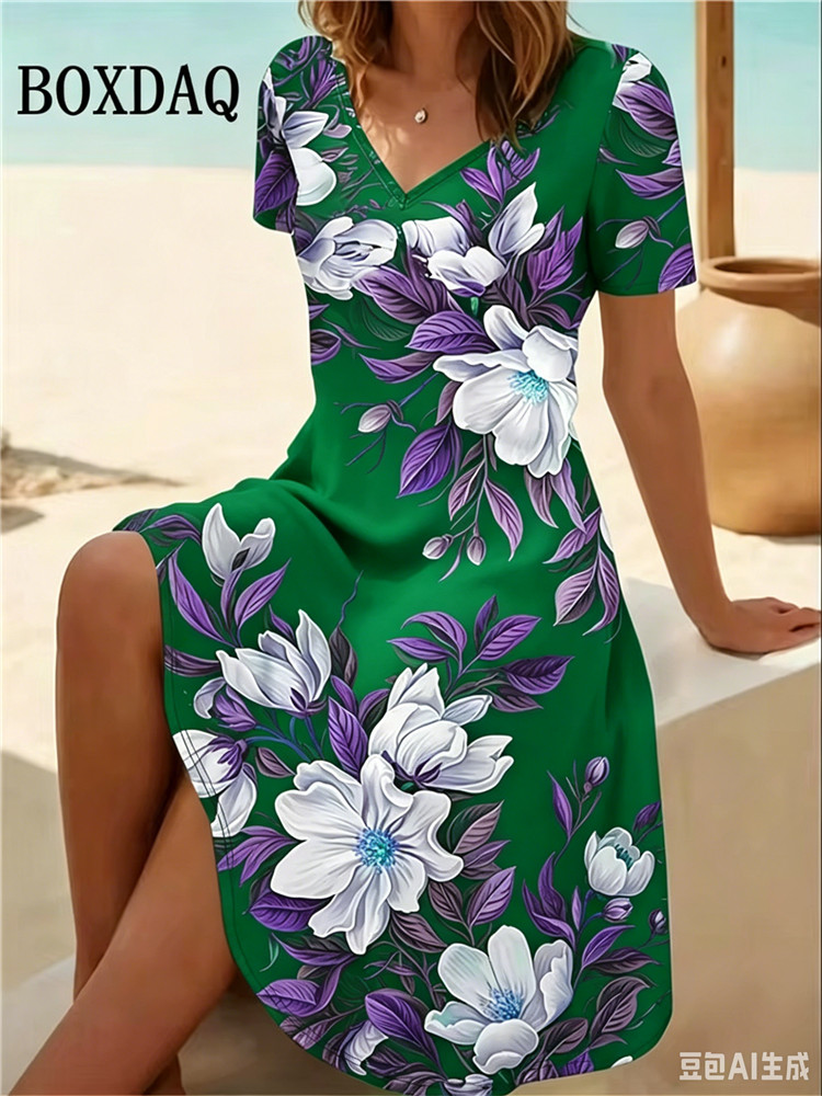 6XL Plus Size Women Dresses Su - Ethnic Fashion Dress 评论和价格