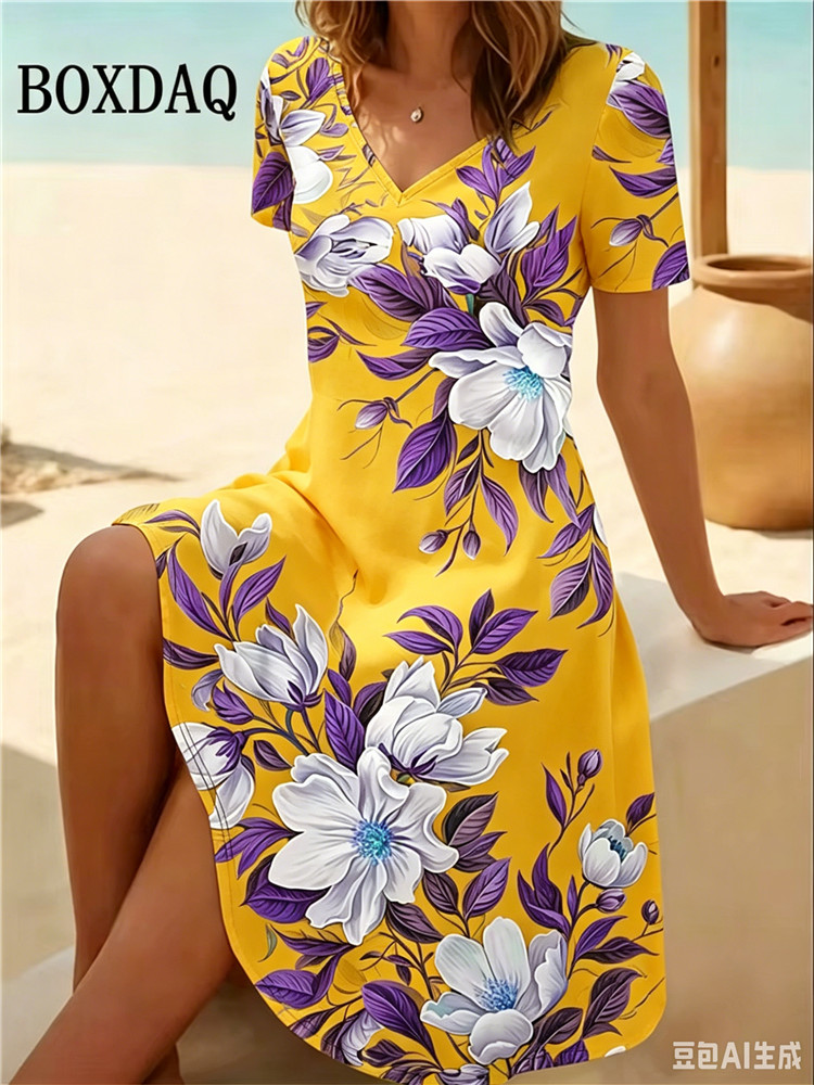 6XL Plus Size Women Dresses Su - Ethnic Fashion Dress 评论和价格