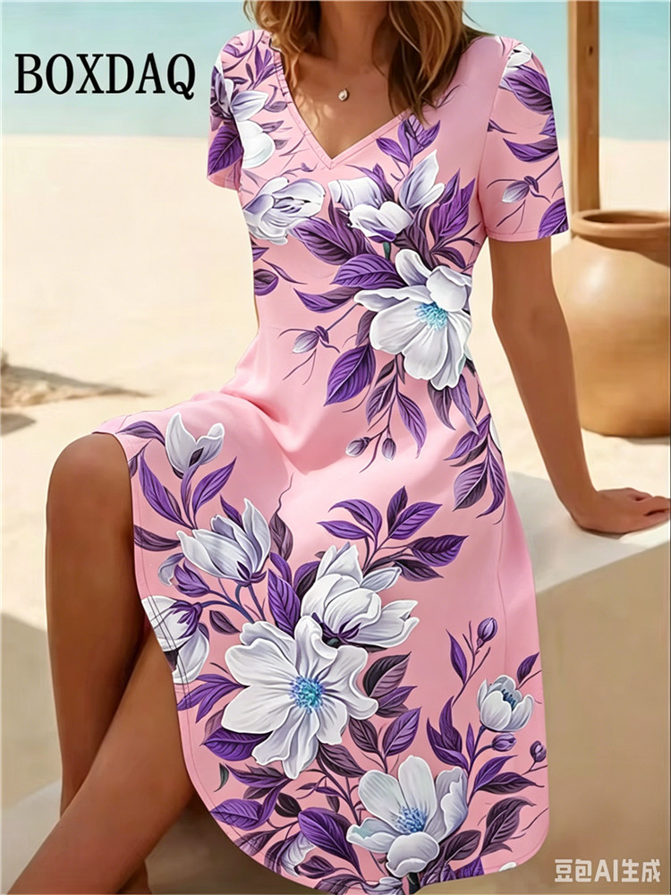 6XL Plus Size Women Dresses Su - Ethnic Fashion Dress 评论和价格