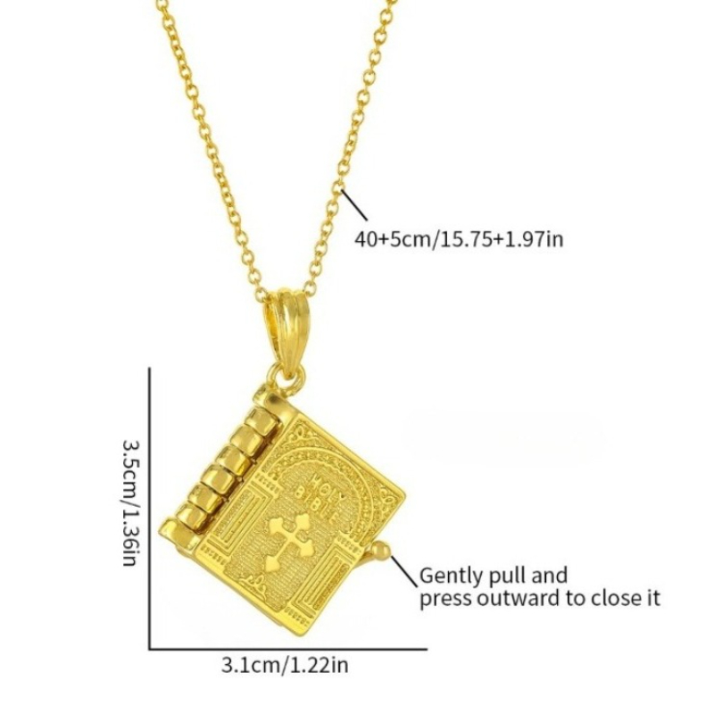 Bible Book Religious Cross Pen - Ethnic Fashion Book 评论和价格
