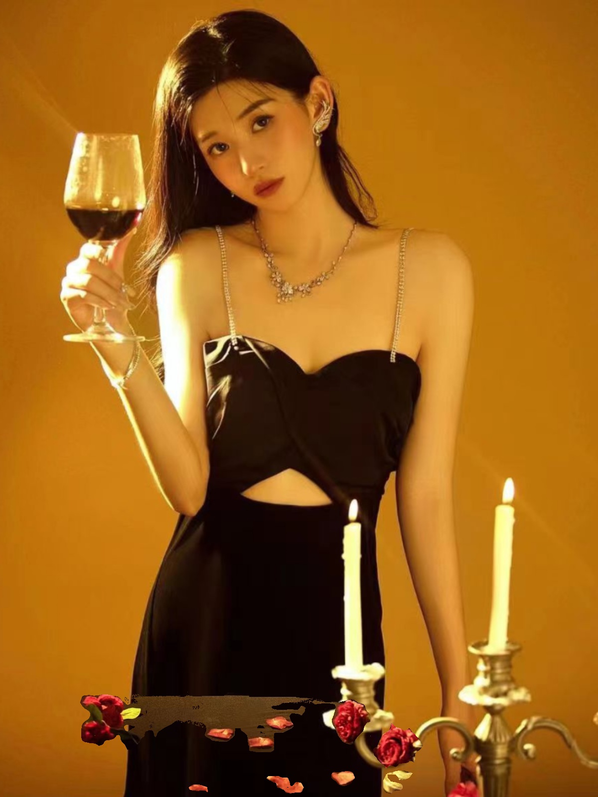Sexy Backless Strap Dress Phot - Ethnic Fashion Photography 评论和价格