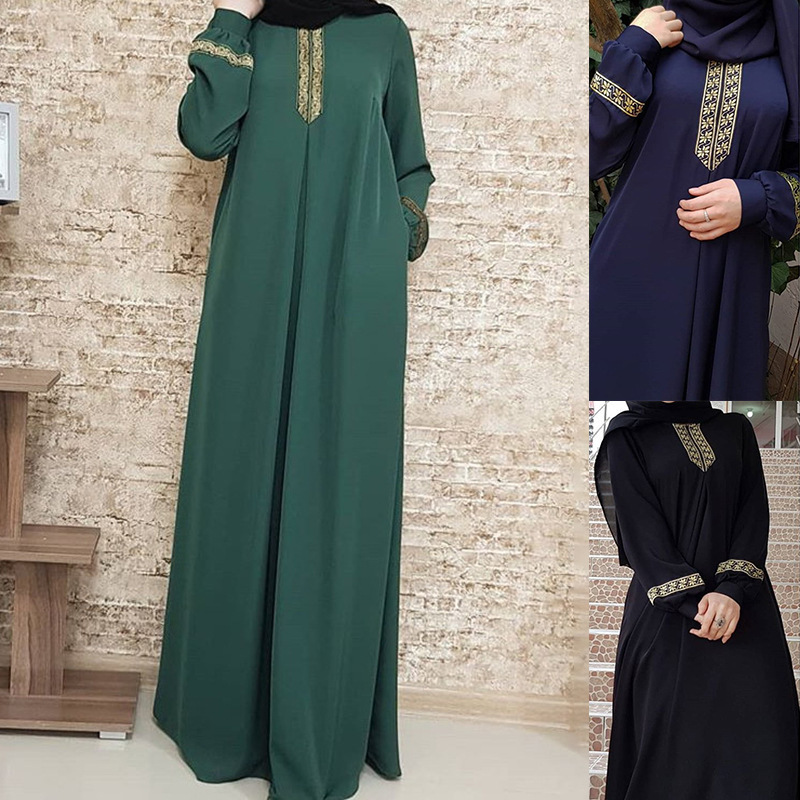 Muslim Ethnic Style Print Abay - Ethnic Fashion In Dubai 评论和价格