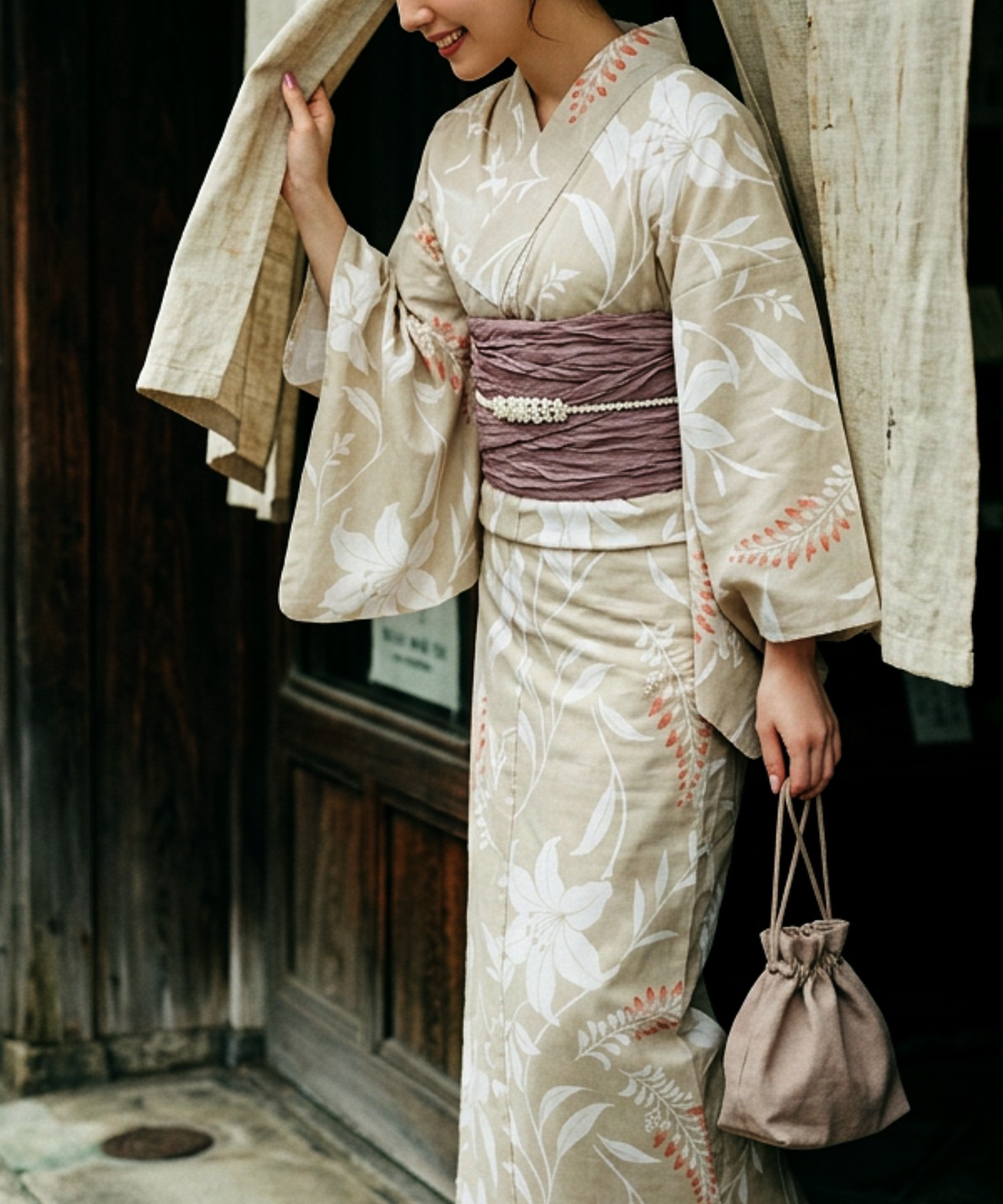 Traditional Yukata Kimono Cott - Ethnic Style Dresses 评论和价格