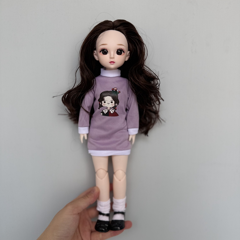 28cm Girl Doll with Clothe Diy - Ethnic Fashion House 评论和价格