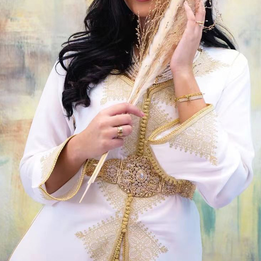 Sunspicems Wide Morocco Belt F - Ethnic Style Dresses 评论和价格