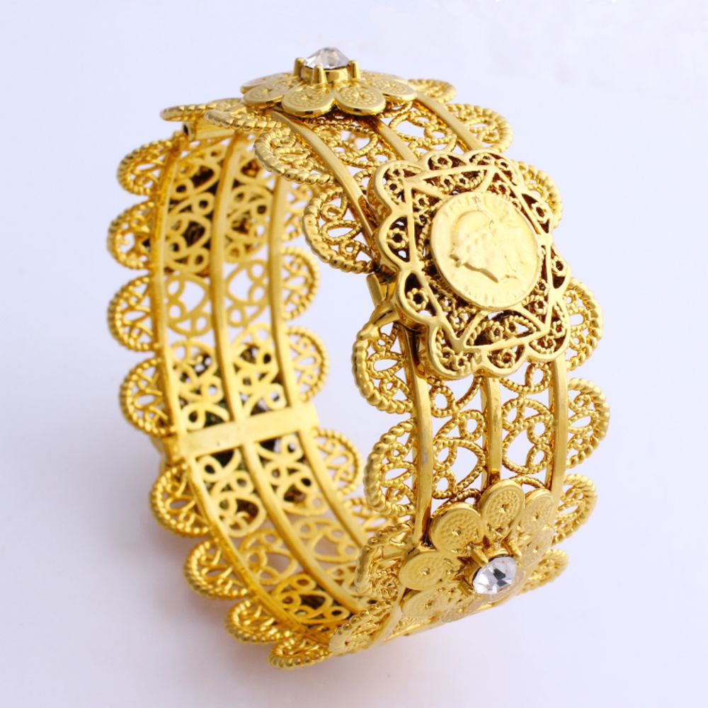 Luxury Women Big Bangle 68mm G - Ethnic Fashion In Dubai 评论和价格