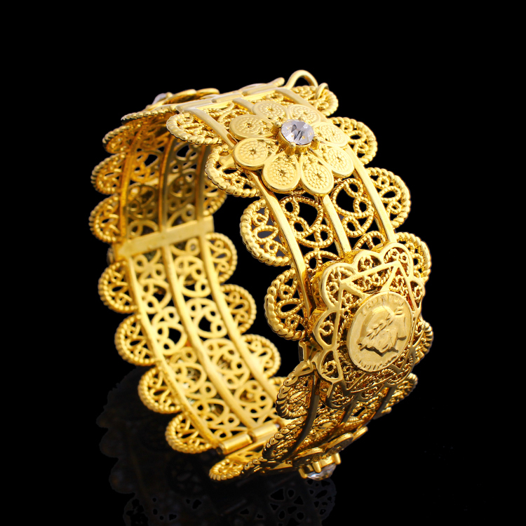 Luxury Women Big Bangle 68mm G - Ethnic Fashion In Dubai 评论和价格