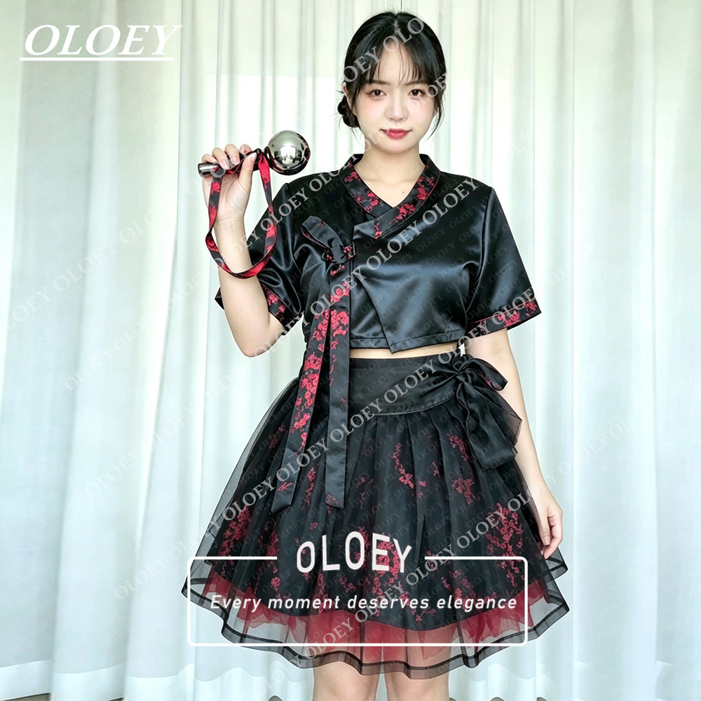 OLOEY Modern Black Short Conce - Hanbok Modern Set 评论和价格