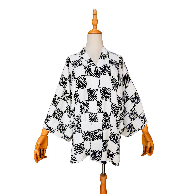 Summer Feather Woven Jacket Me - Haori Japanese Jacket 评论和价格