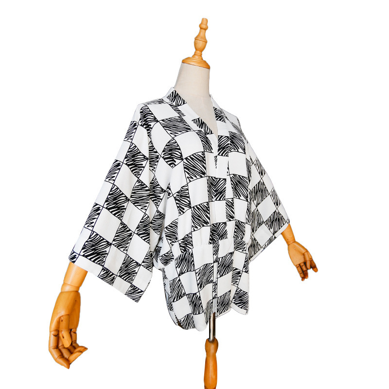 Summer Feather Woven Jacket Me - Haori Japanese Jacket 评论和价格