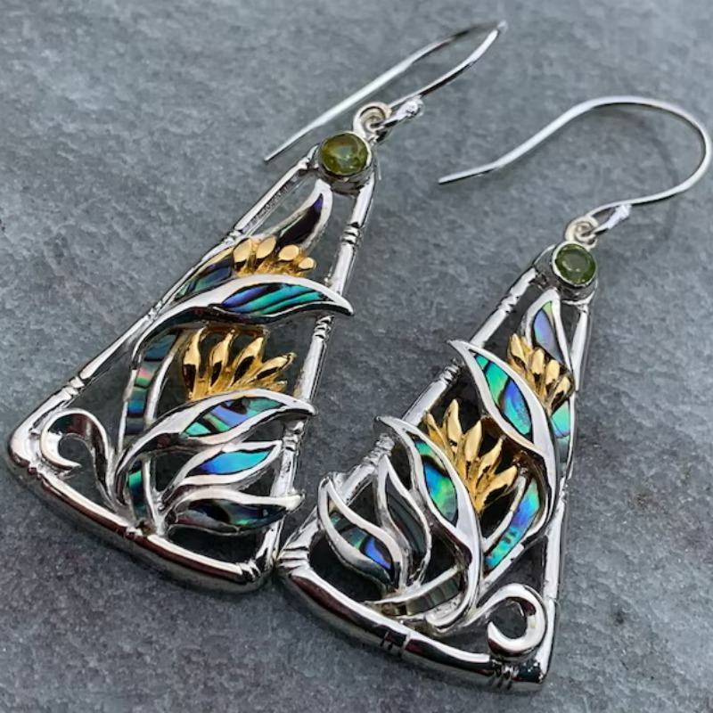 Ethnic Style Colorful Carved P - Ethnic Fashion Trend 评论和价格