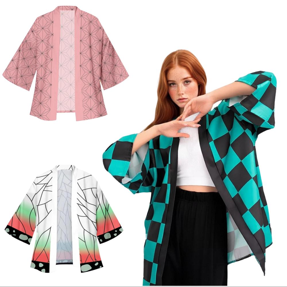 Men Japanese Anime Samurai Tan - Haori Japanese Jacket 评论和价格