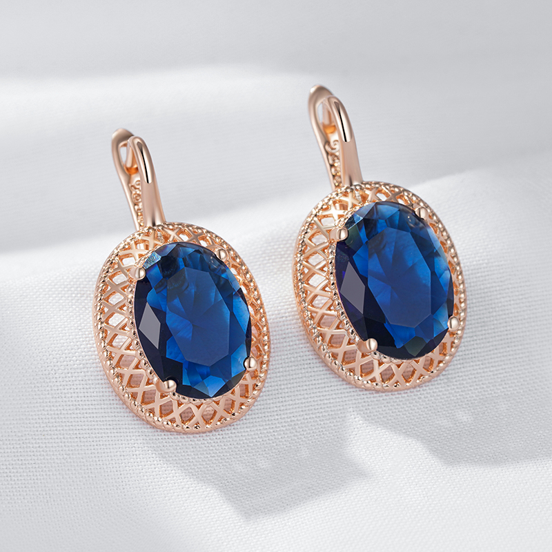 Kienl Hot Oval Blue Natural Zi - Ethnic Fashion Trend 评论和价格